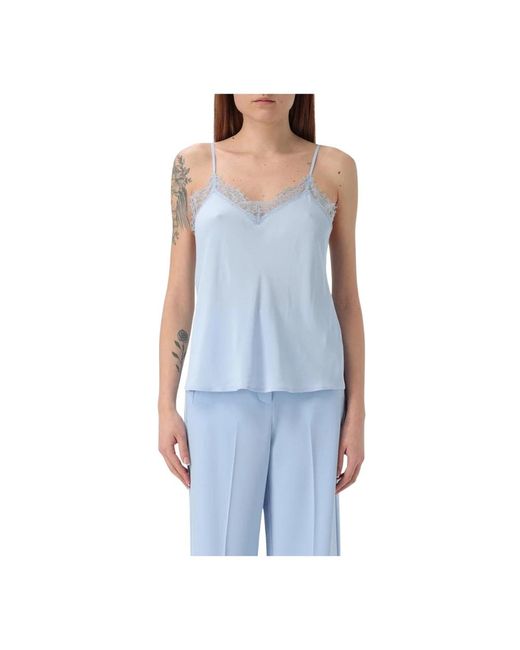 Sleeveless Tops Patrizia Pepe de color Blue