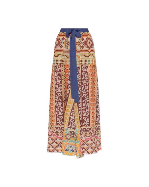 Etro Wide Trousers in het Multicolor