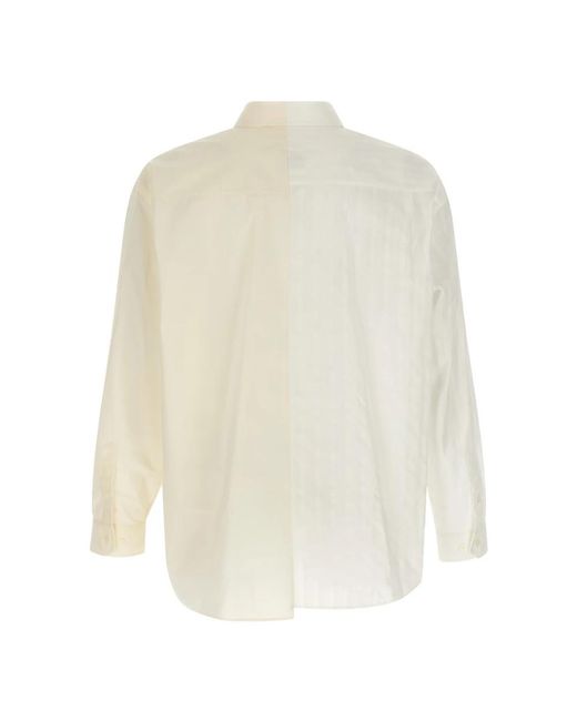 MM6 by Maison Margiela White Casual Shirts for men
