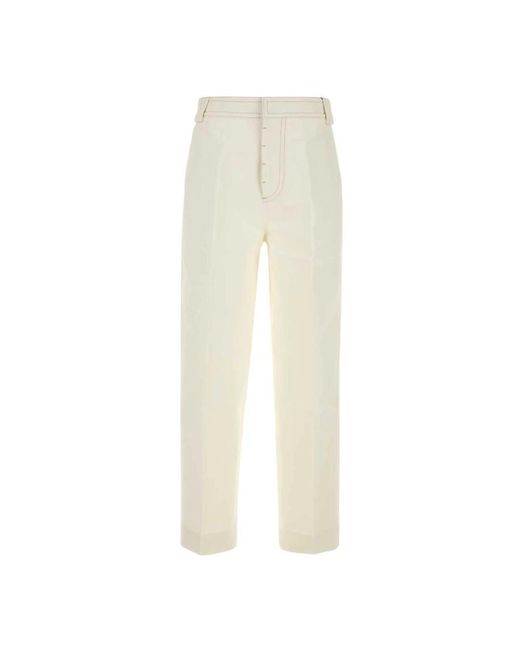 Straight Trousers AMI de hombre de color Natural