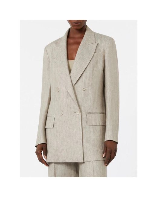 Max Mara Gray Blazers