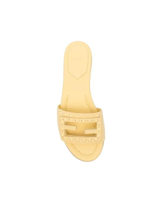 Fendi Natural Sliders