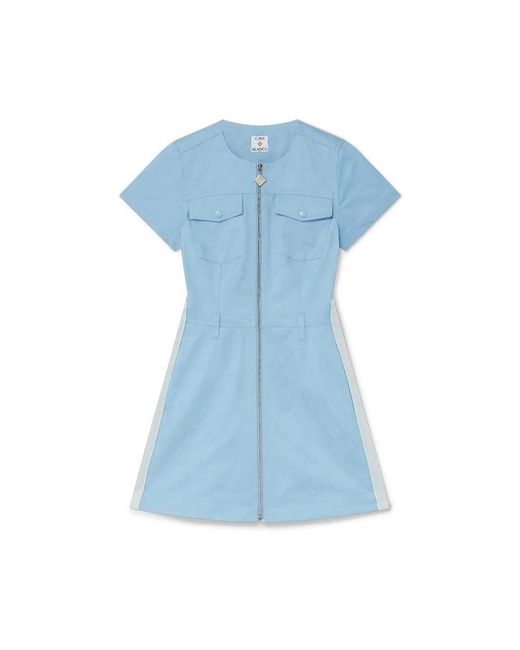 Casablanca Blue Shirt Dresses