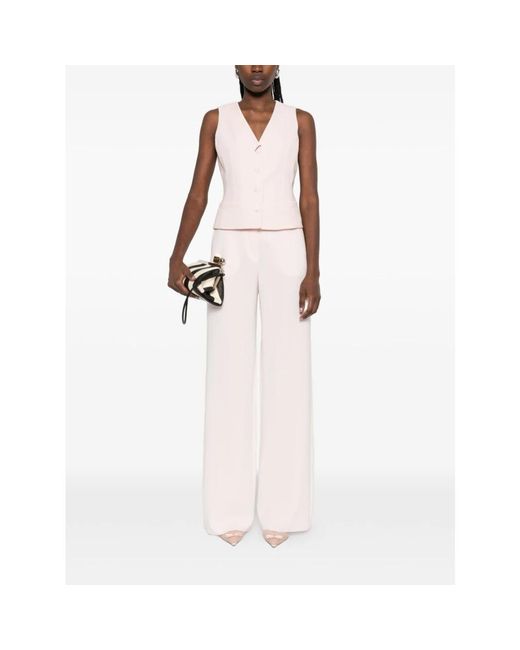 Wide Trousers Max Mara de color Pink