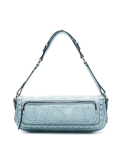 By Far Blue Shoulder Bags
