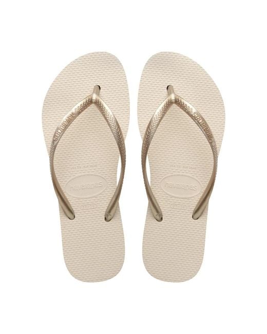 Havaianas White Flip Flops