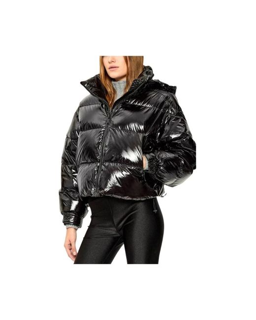 Down Jackets Michael Kors de color Black