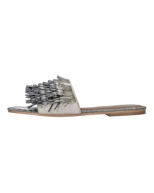 De Siena Metallic Mules