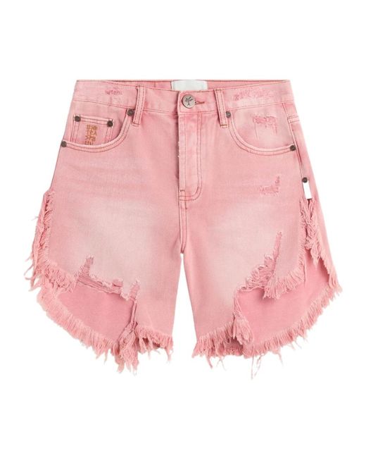 One Teaspoon Pink Short Shorts