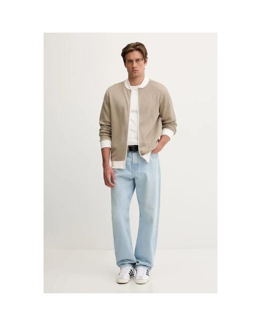 Zip-Throughs di Guess in Natural da Uomo