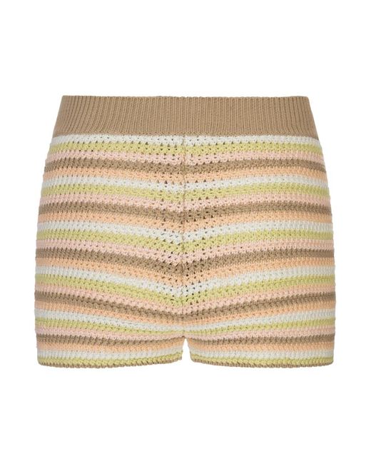 Chloé Short Shorts in het Natural