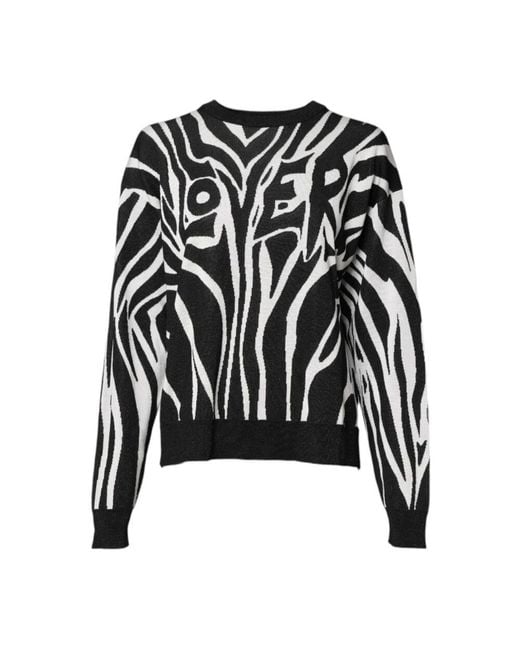 Dolce & Gabbana Black Sweater Mit Rundhalsausschnitt Und Logodetails
