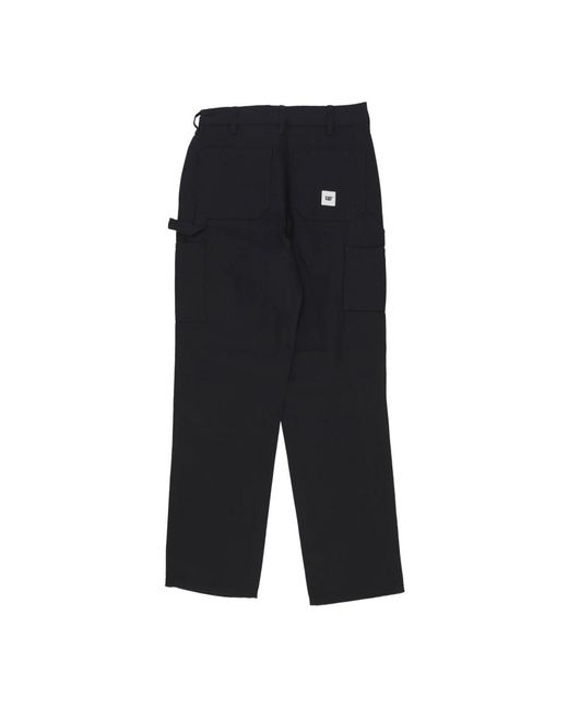 Caterpillar Black Wide Trousers for men