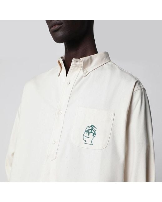 Brain Dead White Casual Shirts for men