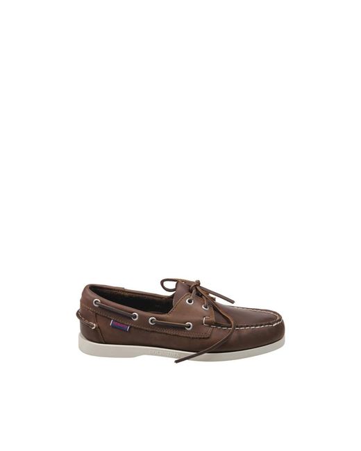Sebago Brown Sailor Shoes for men