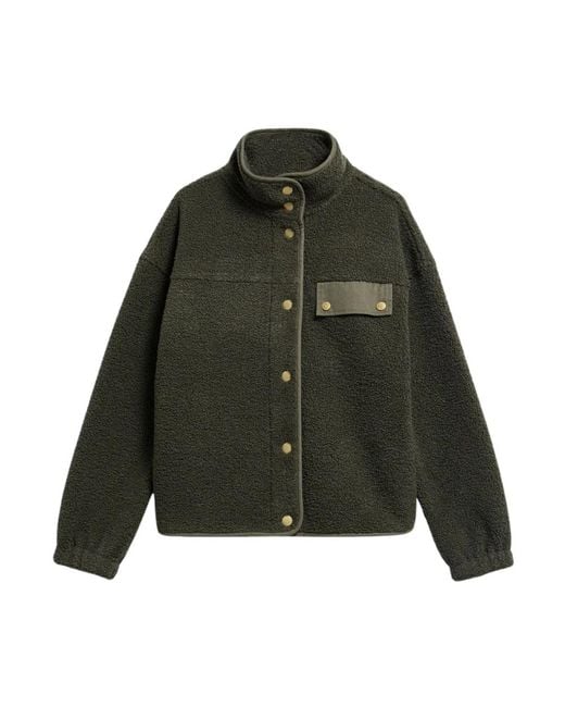 Barbour Green Faux Fur & Shearling Jackets