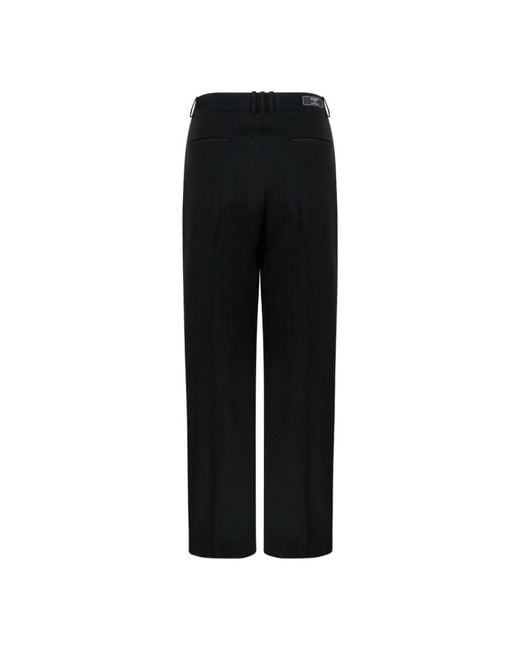 Balmain Black Wide Trousers for men