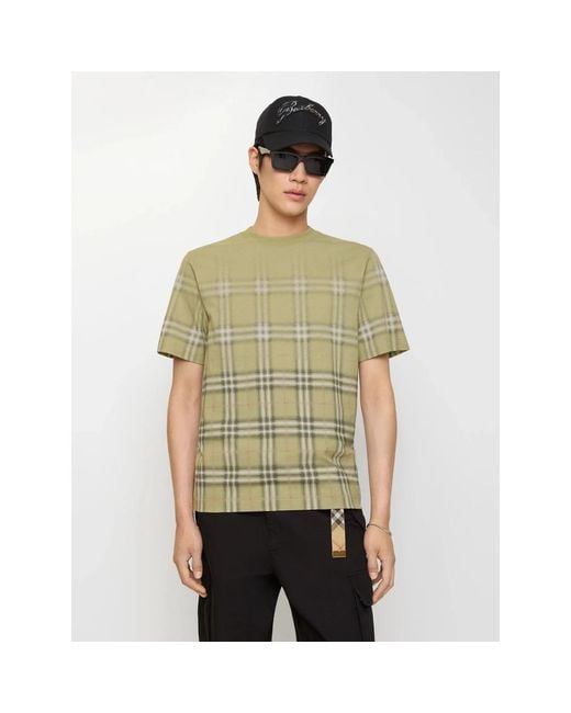 Burberry Green T-Shirts for men
