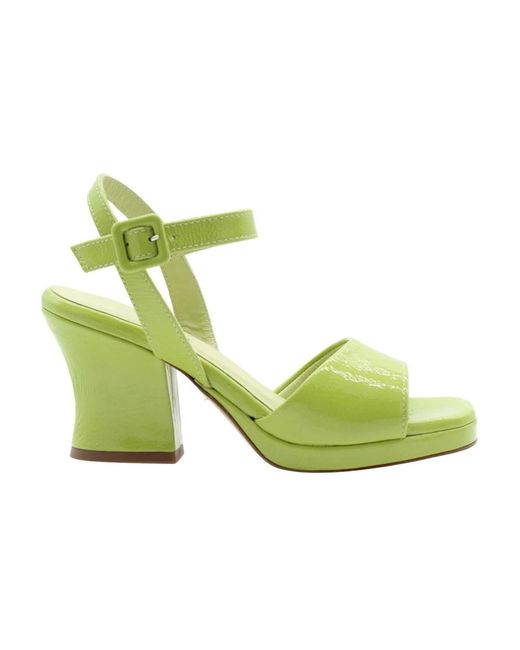 High Heel Sandals di DONNA LEI in Green