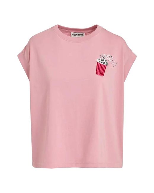 Essentiel Antwerp Pink T-Shirts