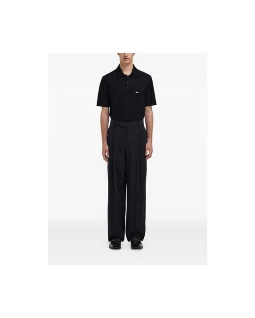 Ferragamo Black Polo Shirts for men