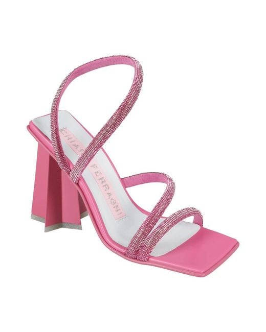 Chiara Ferragni Pink High Heel Sandals