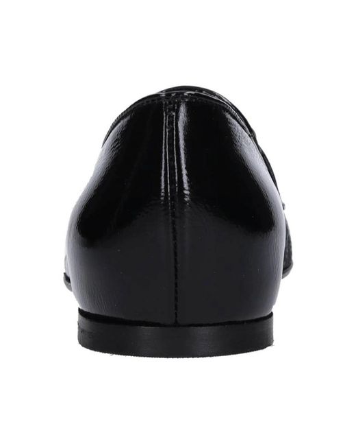 Luca Grossi Black Ballerina Shoes