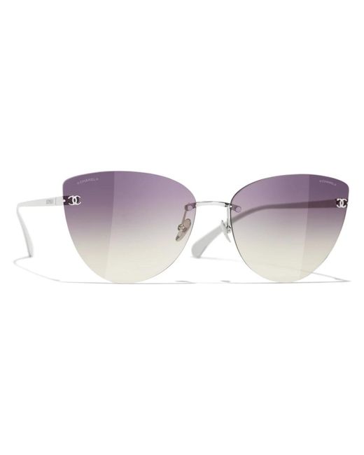 Chanel Purple Sunglasses