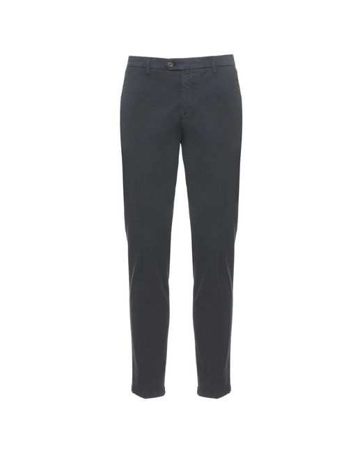 BRIGLIA Gray Chinos for men
