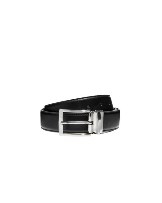 Scarosso Black Belts for men