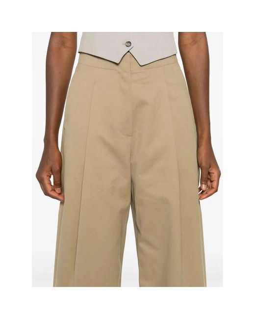 Studio Nicholson Natural Wide Trousers