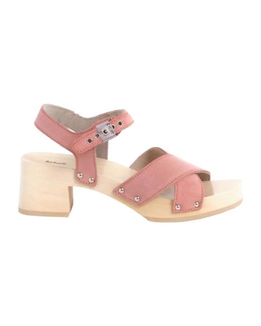 Scholl Pink High Heel Sandals