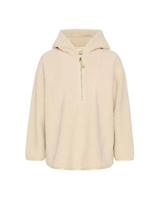 Hoodies di Cream in Natural