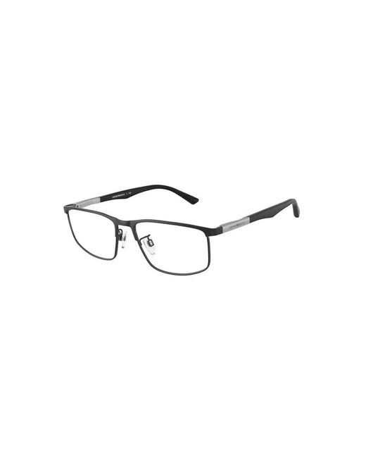 Emporio Armani Black Glasses for men