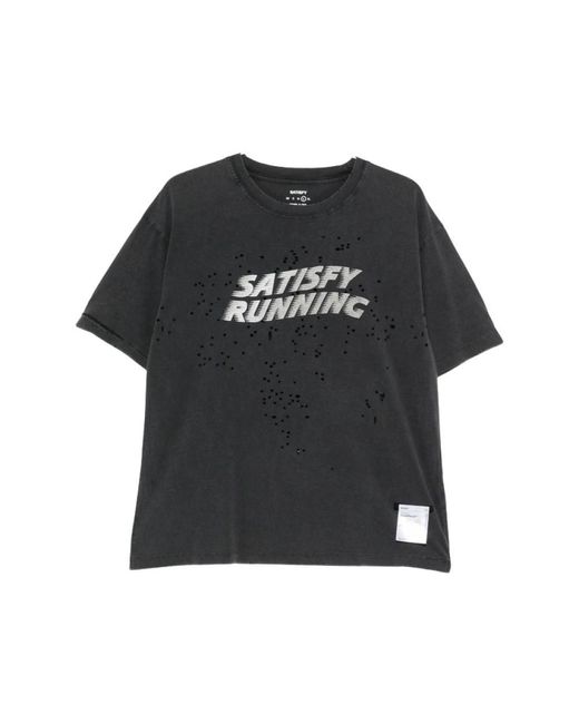Training T-Shirts Satisfy de hombre de color Black