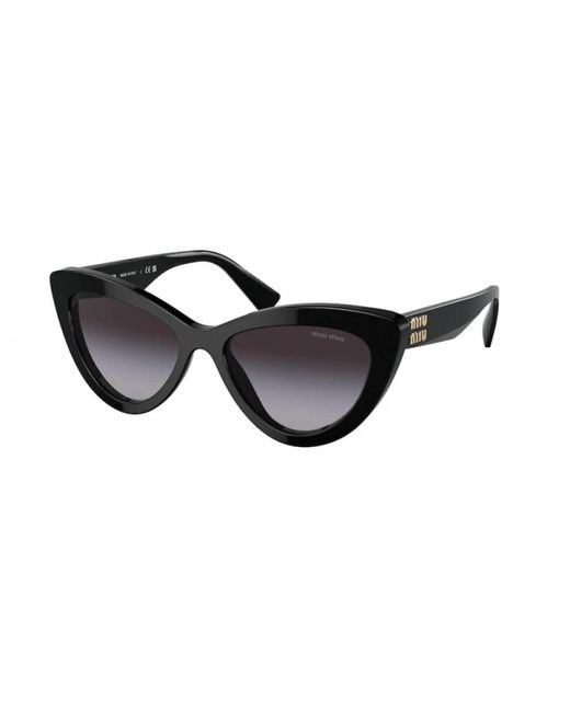 Miu Miu Black Stilvolle sonnenbrille schwarzer rahmen,sunglasses