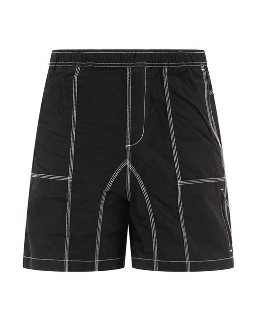 Brain Dead Black Casual Shorts for men