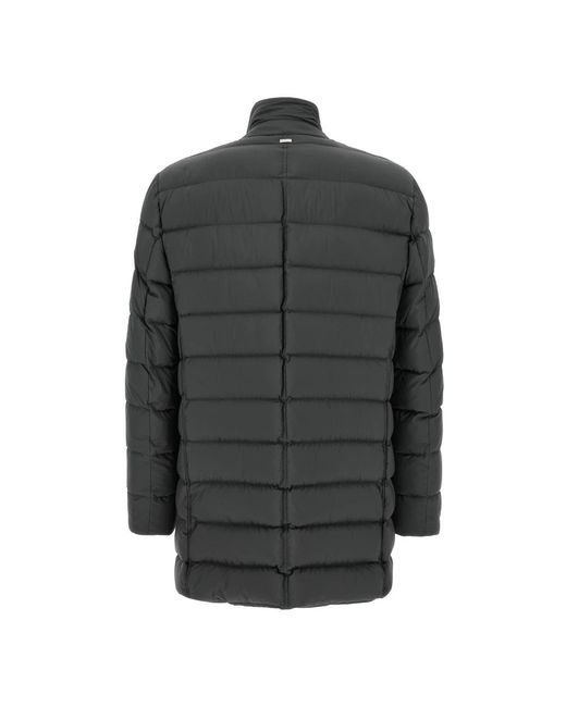 Herno Jassen ,Grijs ,Leer Il Cappotto Down Jacket in het Gray voor heren