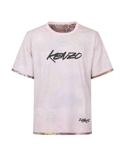 KENZO Men's Pink T-Shirts