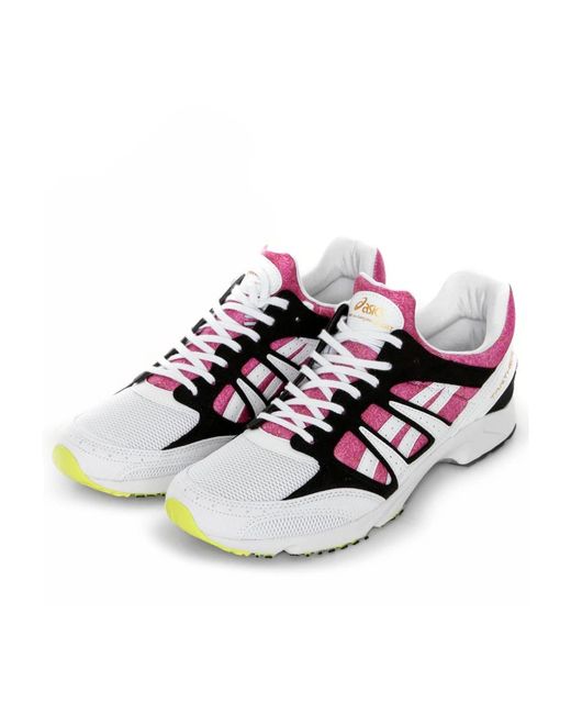 Comme des Garçons White And Pink Asics Tarther Trainers for men