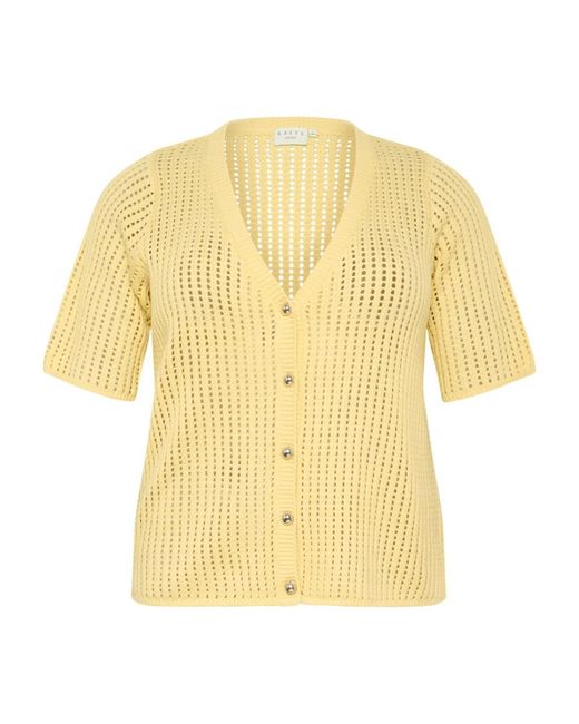 Kaffe Cardigans in het Yellow