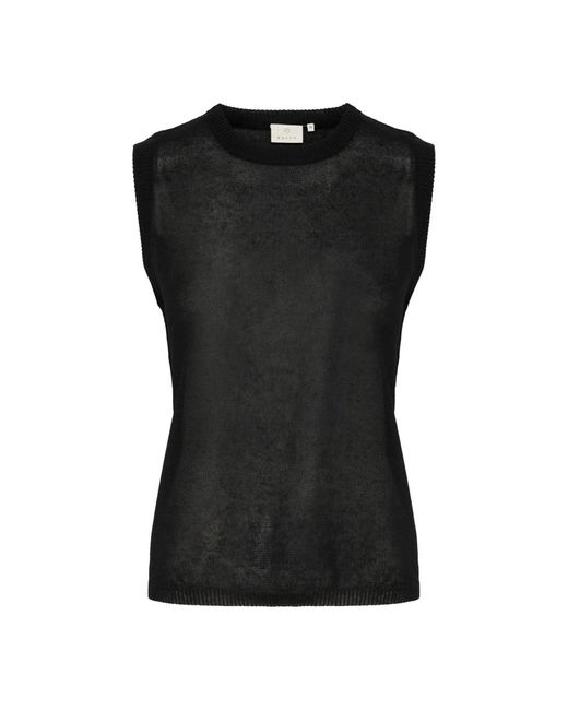 Sleeveless Tops di Kaffe in Black