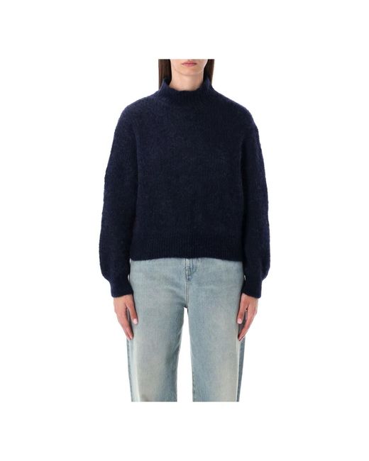 American Vintage Blue Round-Neck Knitwear