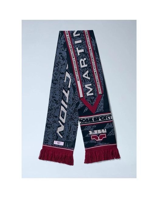 Martine Rose Blue Winter Scarves for men