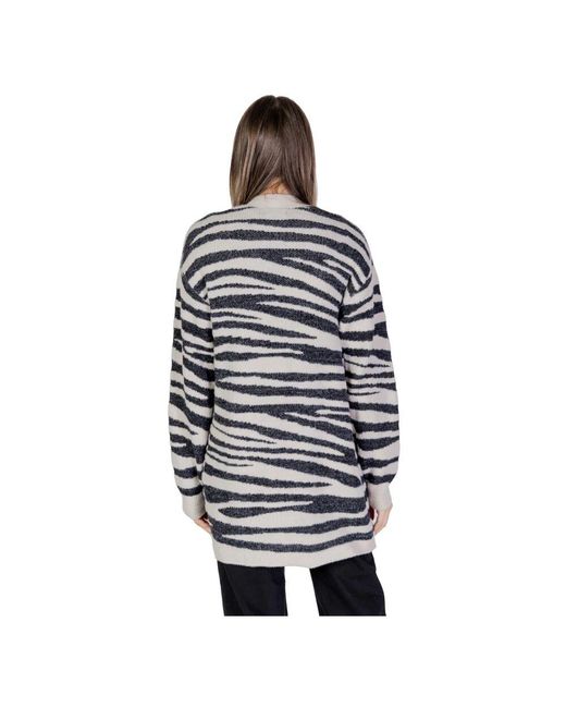 Jacqueline De Yong Black Leopardenmuster strickpullover