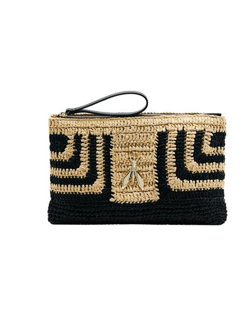 Patrizia Pepe Metallic Clutches