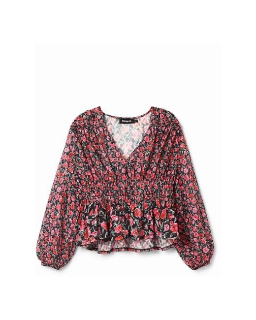 Desigual Red Blouses