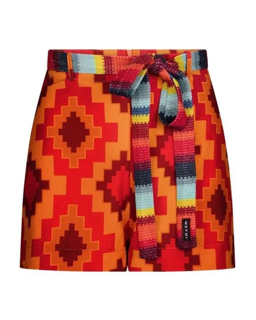ME FUI Red Short Shorts