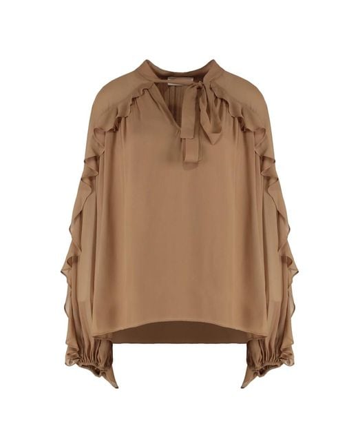 Blouses di Zimmermann in Brown