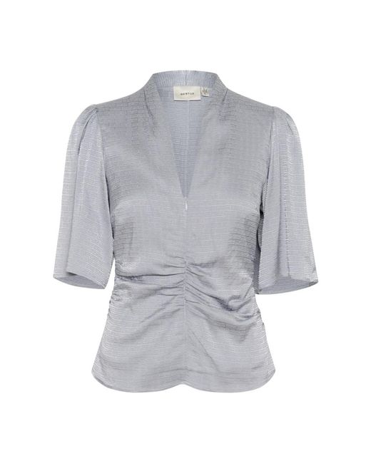 Blouses Gestuz de color Gray